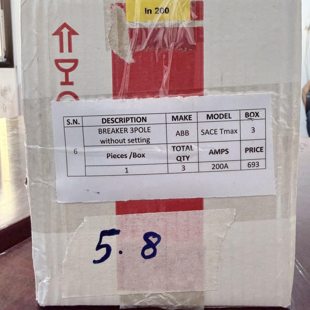 ABB SACE Tmax 3 Pole