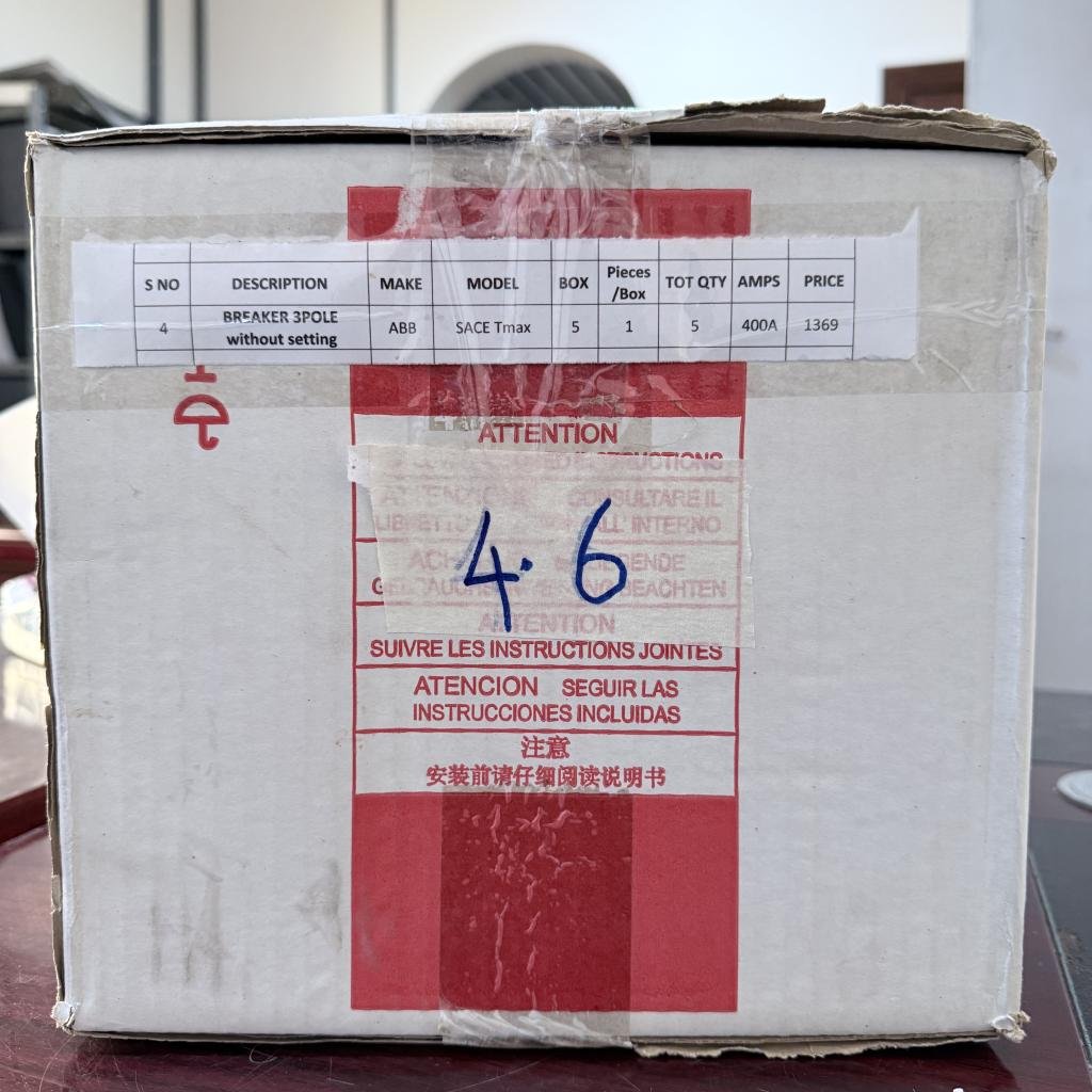 ABB SACE TMAX 3 Pole