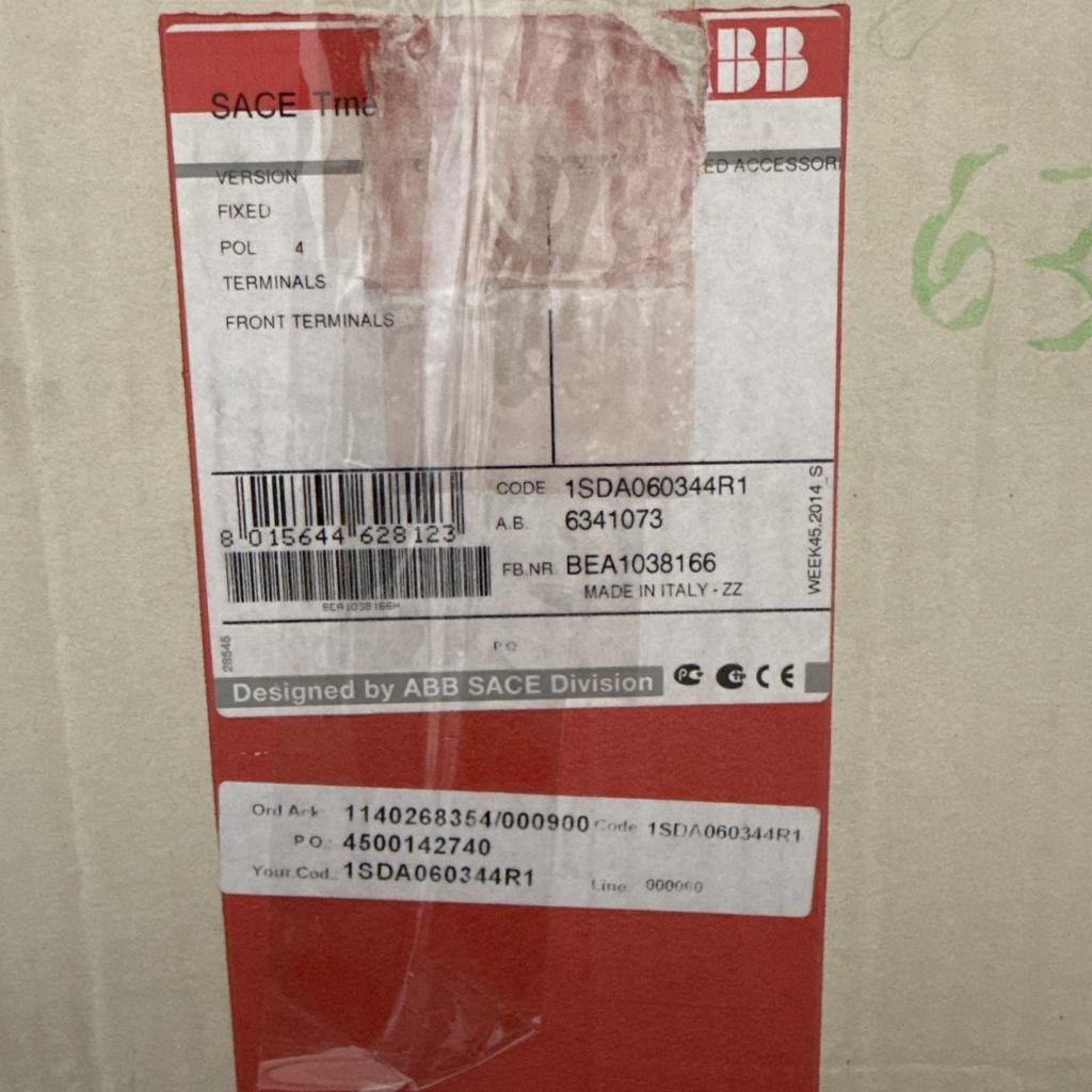 ABB SACE Tmax T6D630 4 Pole