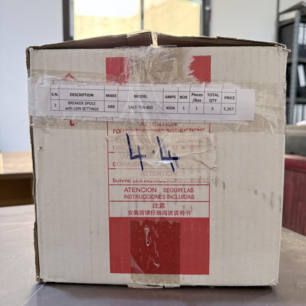 ABB SACE TMAX T5N 400 3 Pole