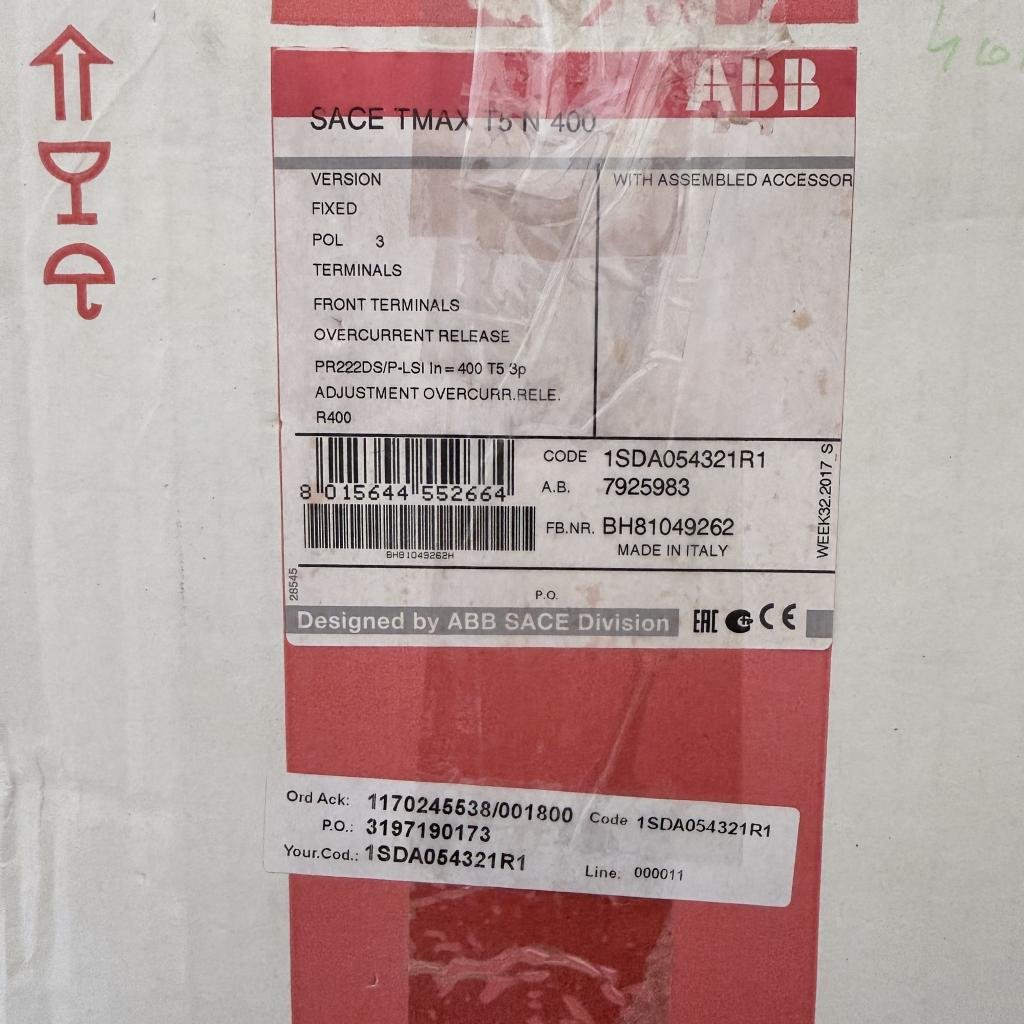 ABB SACE TMAX T5N 400 3 Pole