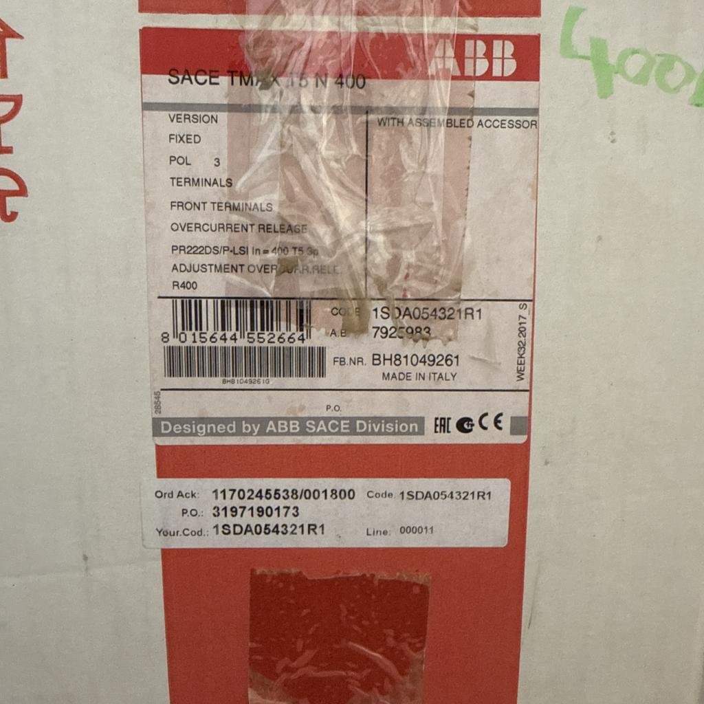 ABB SACE T5N 400 3 Pole