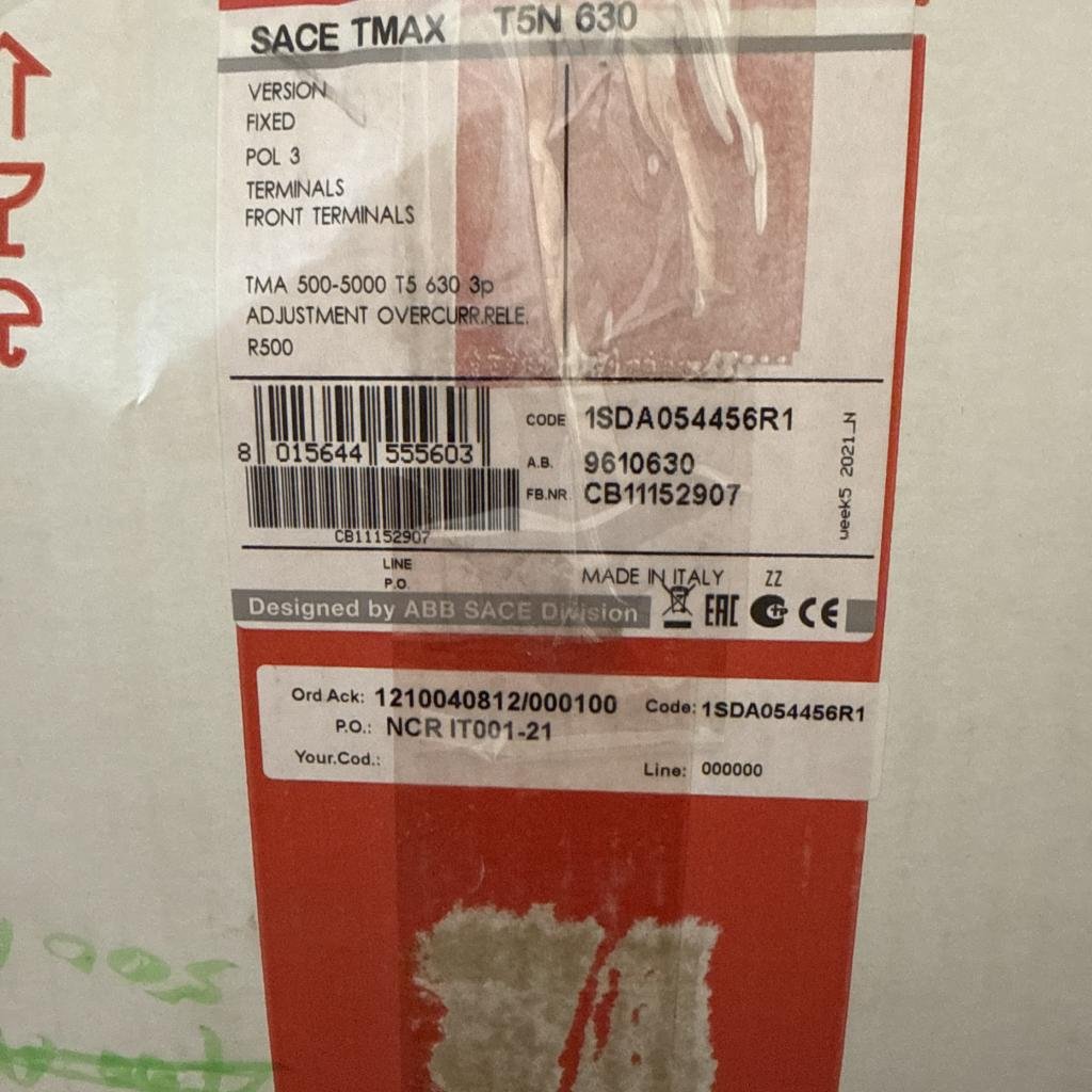 ABB SACE T5N630 3 Pole