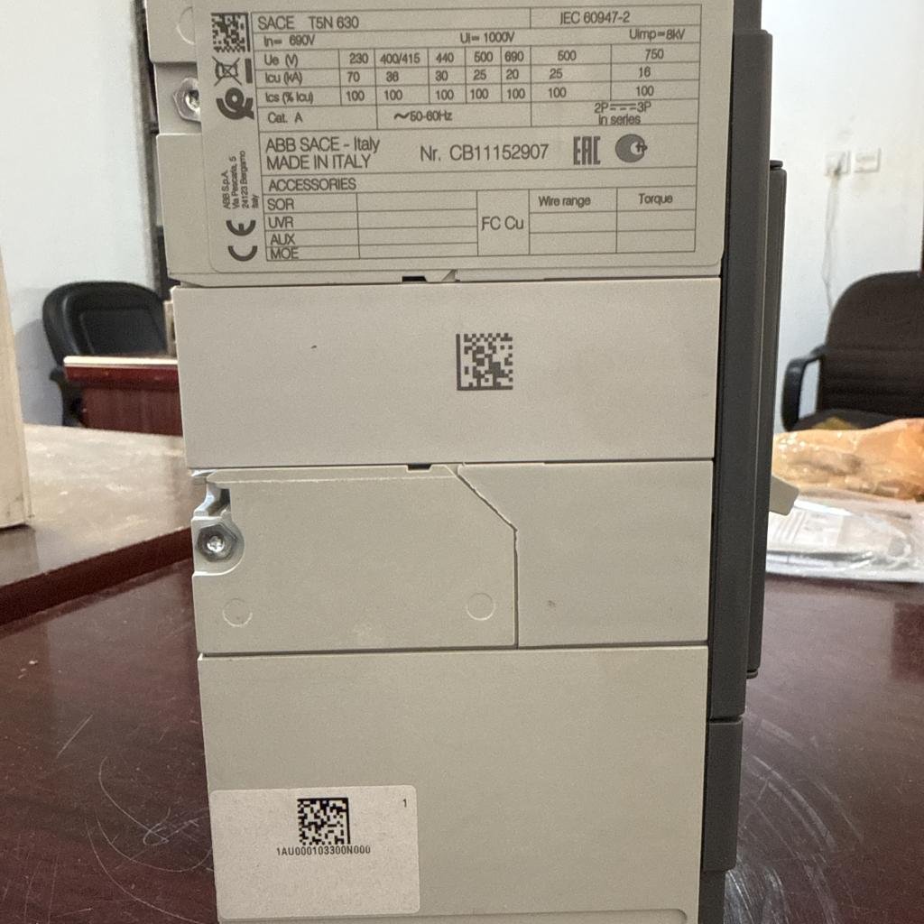 ABB SACE T5N630 3 Pole
