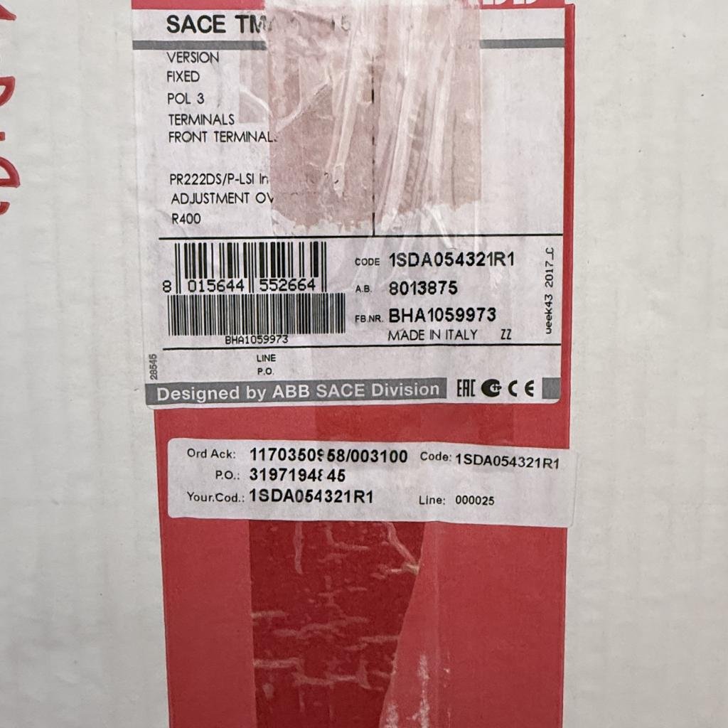 ABB SACE T5N 400 3 Pole