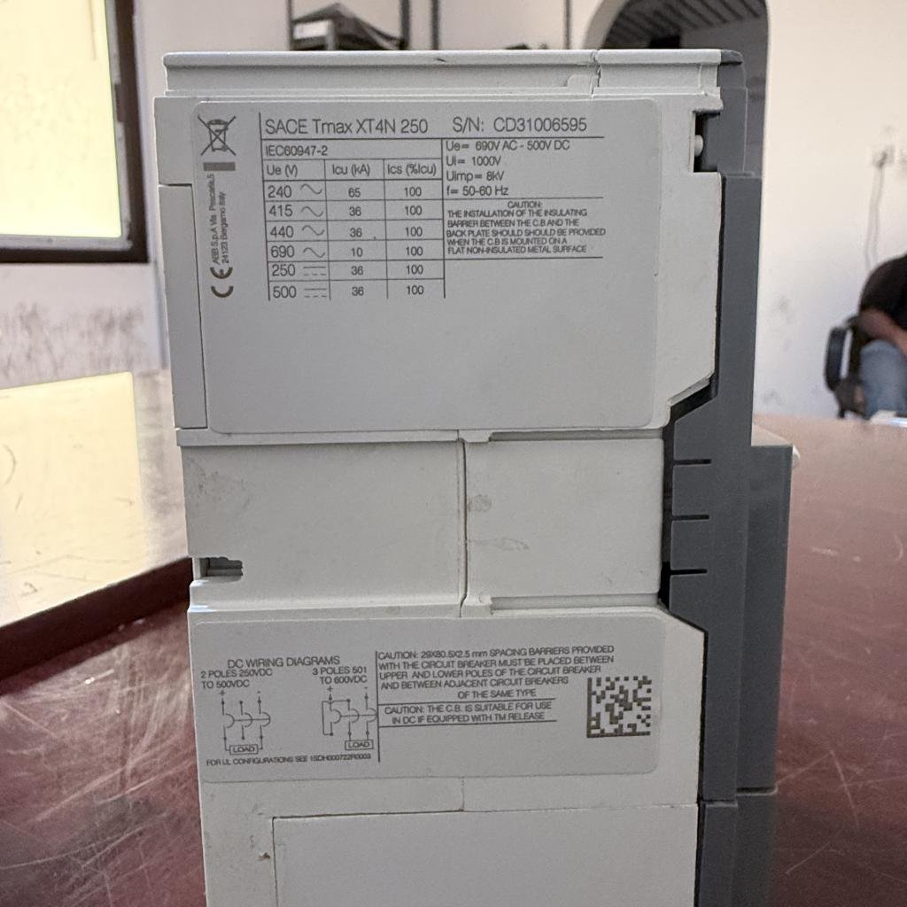 ABB SACE Tmax XT4N 250 3 Pole